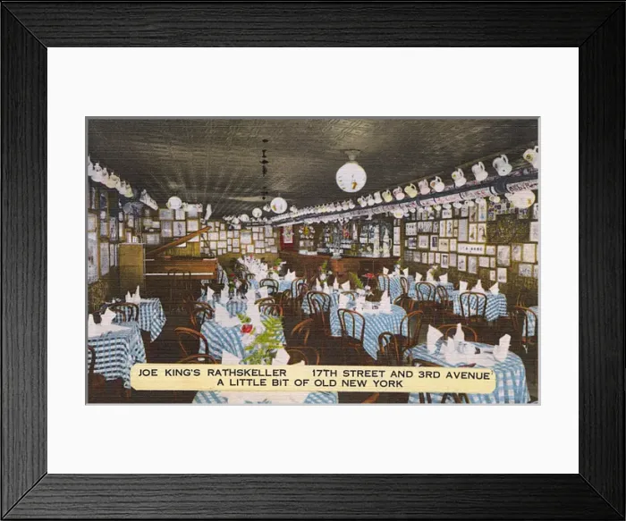 Framed Print : Joe Kings Rathskeller, New York City, USA Framed Print : Joe Kings Rathskeller, New York City, USA