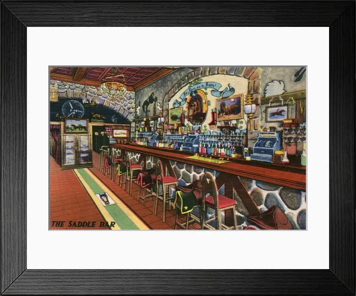 Framed Print : Saddle Bar, Jack Delaneys, New York City, USA Framed Print : Saddle Bar, Jack Delaneys, New York City, USA