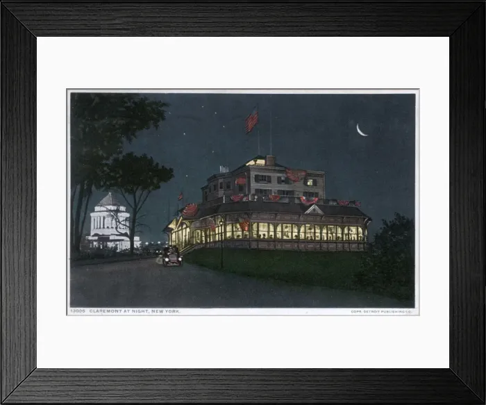 Framed Print : Claremont at night, New York City, USA Framed Print : Claremont at night, New York City, USA