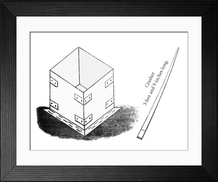 Framed Print : Bone crushing equipment Framed Print : Bone crushing equipment
