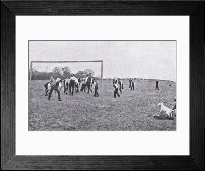 Framed Print : Football at Lord Mayor Treloar Cripples Home, Alton, Hampsh Framed Print : Football at Lord Mayor Treloar Cripples Home, Alton, Hampsh