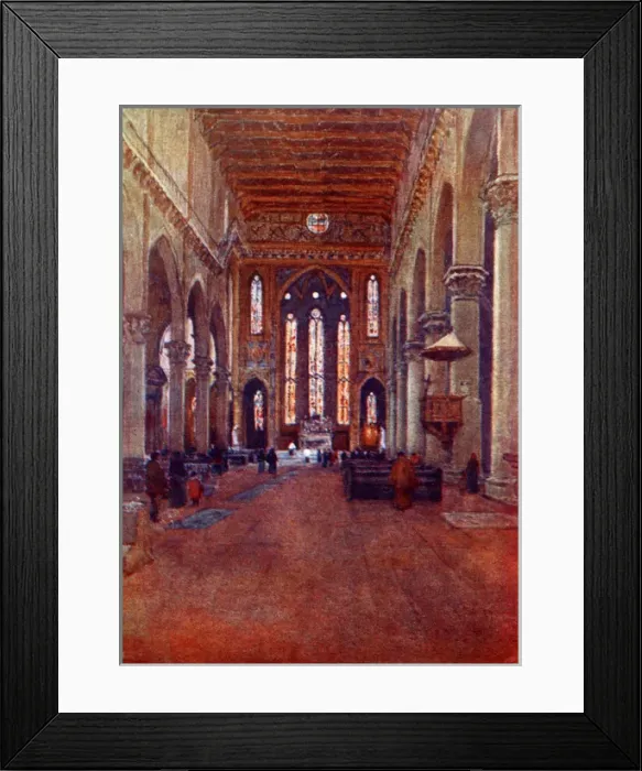 Framed Print : Franciscan Church of Santa Croce, Florence, Italy Framed Print : Franciscan Church of Santa Croce, Florence, Italy