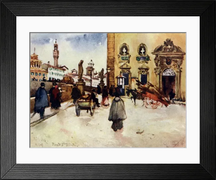 Framed Print : Frescobaldi Palace, Florence, Italy Framed Print : Frescobaldi Palace, Florence, Italy