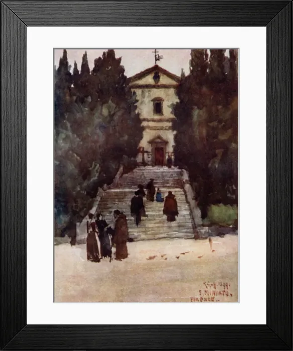 Framed Print : Franciscan Church of San Salvatore al Monte, Florence Framed Print : Franciscan Church of San Salvatore al Monte, Florence