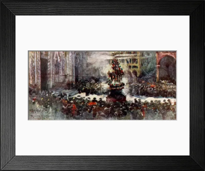 Framed Print : The Scoppio del Carro or Feast of the Dove on Easter Eve Framed Print : The Scoppio del Carro or Feast of the Dove on Easter Eve