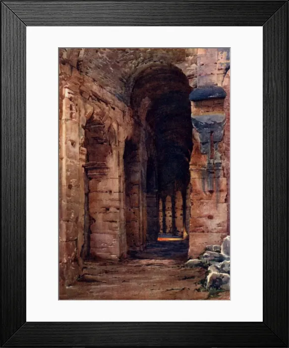 Framed Print : Beneath the Coliseum, Rome, Italy Framed Print : Beneath the Coliseum, Rome, Italy