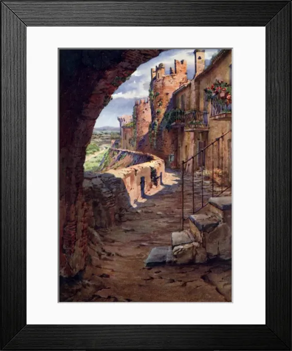 Framed Print : Bastions of Sangallo, Nettuno, Italy Framed Print : Bastions of Sangallo, Nettuno, Italy