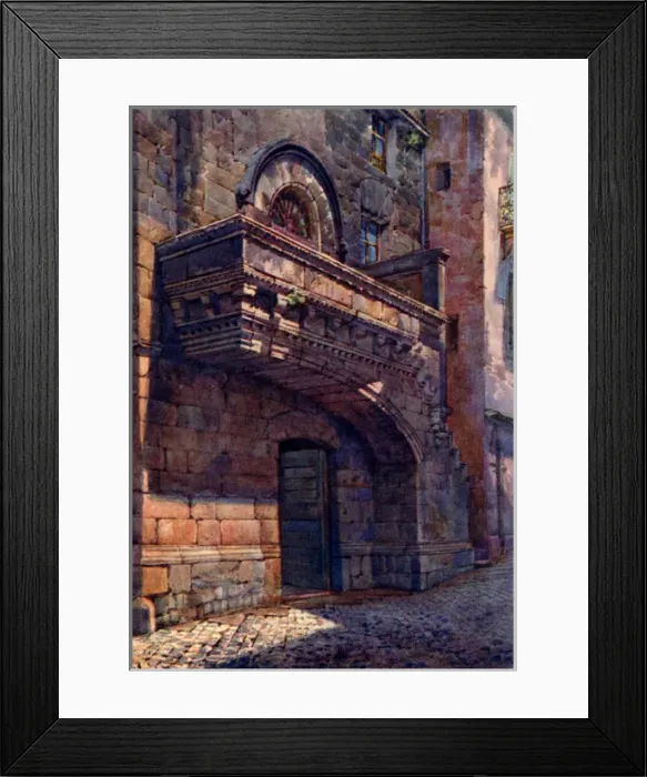 Framed Print : The Balcony of Bella Galiana, Viterbo, Italy Framed Print : The Balcony of Bella Galiana, Viterbo, Italy