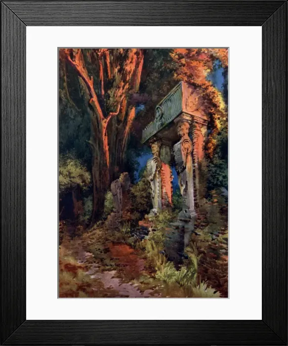 Framed Print : Caryatides at the Villa Ginnetti, Velletri, Italy Framed Print : Caryatides at the Villa Ginnetti, Velletri, Italy