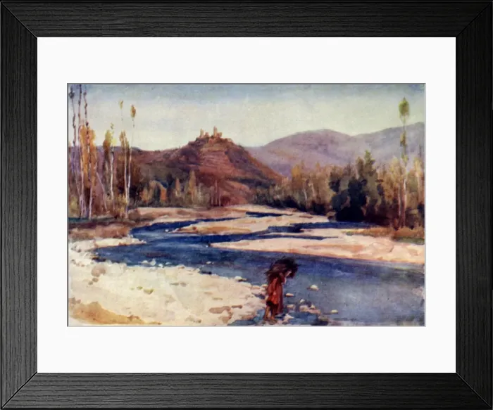 Framed Print : Romena Castle as seen from The River Arno Framed Print : Romena Castle as seen from The River Arno