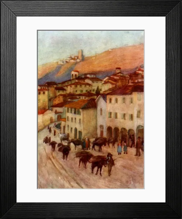 Framed Print : Stia, Italy with Porciano in the distance Framed Print : Stia, Italy with Porciano in the distance