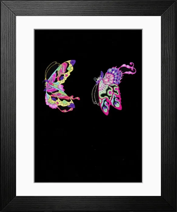 Framed Print : Chinese paper cuts, or Jianzhi