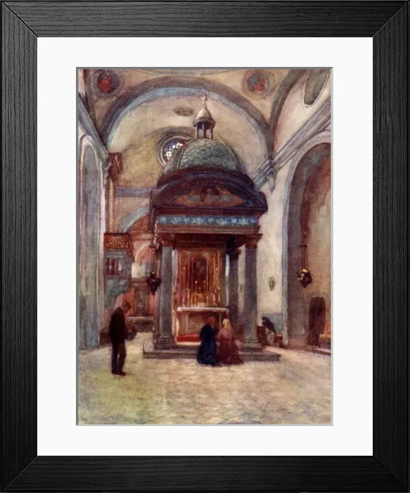 Framed Print : Santa Maria del Sasso, near Bibbiena, Italy Framed Print : Santa Maria del Sasso, near Bibbiena, Italy