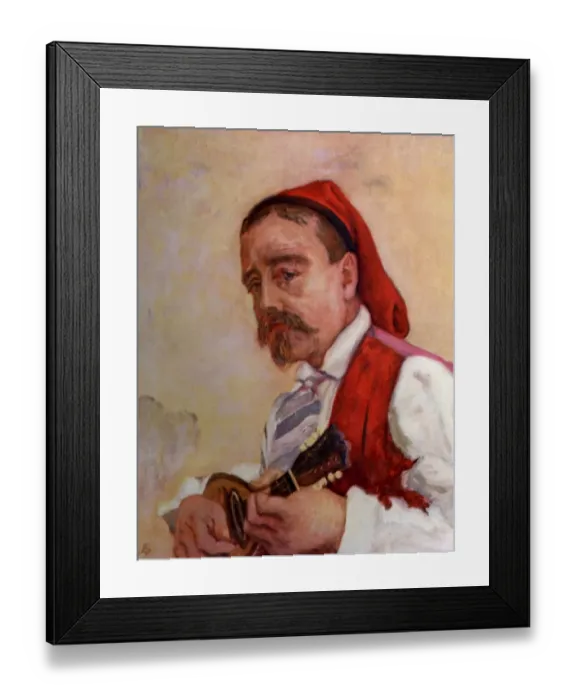 Framed Print : A Singer In The Tarantella Framed Print : A Singer In The Tarantella