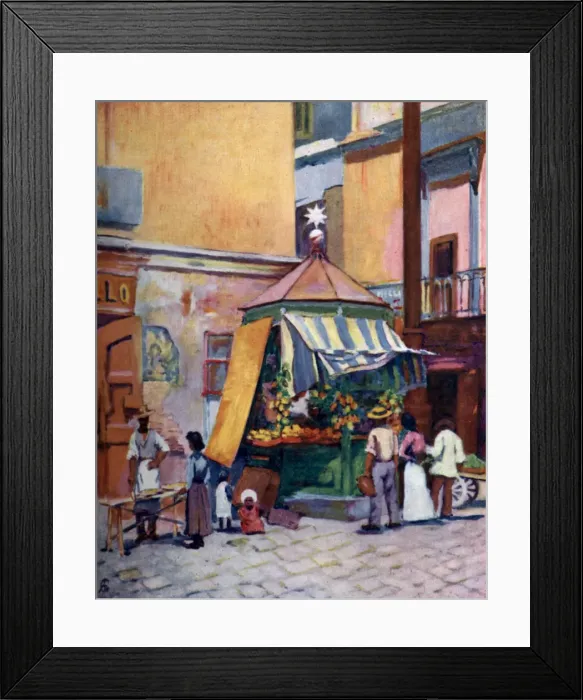 Framed Print : On The Marina, Naples Framed Print : On The Marina, Naples