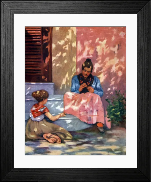 Framed Print : Types Of Peasantry, Naples Framed Print : Types Of Peasantry, Naples