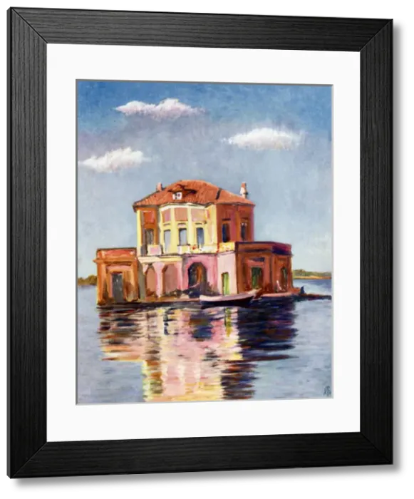 Framed Print : The Vanvitelliana Casina Of the Lago Di Fusaro, Naples Italy Framed Print : The Vanvitelliana Casina Of the Lago Di Fusaro, Naples Italy