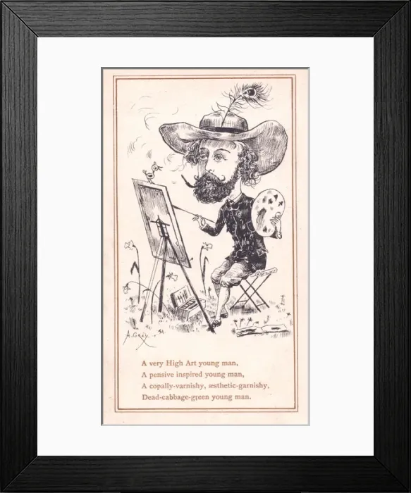 Framed Print : Aesthetic High Art young man painting Framed Print : Aesthetic High Art young man painting
