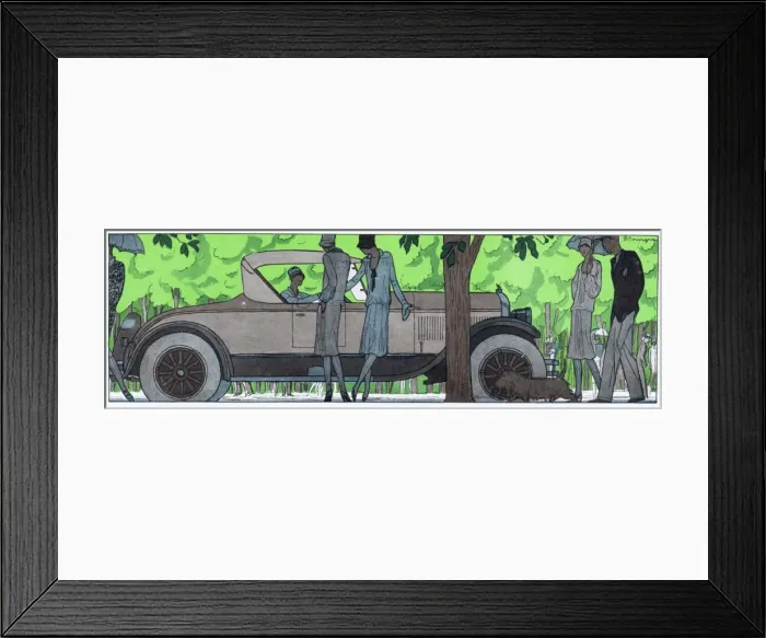Framed Print : A sketch of a morning walk in Paris Framed Print : A sketch of a morning walk in Paris