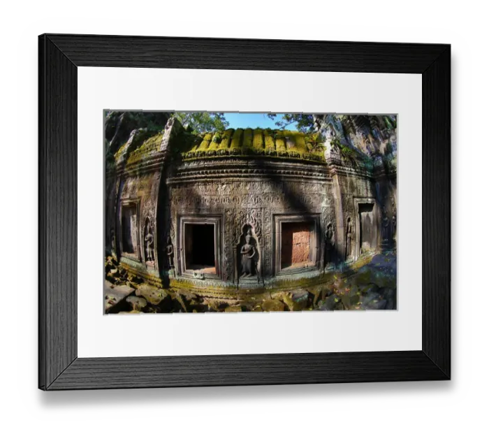 Framed Print : Ta Phrom, Khmer Temple in Angkor, Siem Reap, Cambodia Framed Print : Ta Phrom, Khmer Temple in Angkor, Siem Reap, Cambodia