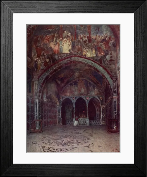 Framed Print : Chapel in St Benedicts, Subiciao, Italy Framed Print : Chapel in St Benedicts, Subiciao, Italy