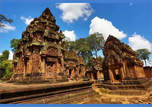 Banteay Srey, Khmer Temple in Angkor, Siem Reap, Cambodia
