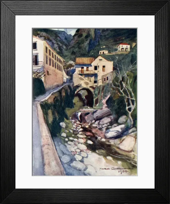 Framed Print : Valley of the Mills, Amalfi, Italy Framed Print : Valley of the Mills, Amalfi, Italy