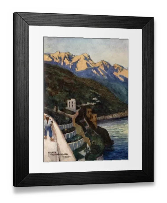 Framed Print : Sunset at Minori, Campania, Italy Framed Print : Sunset at Minori, Campania, Italy