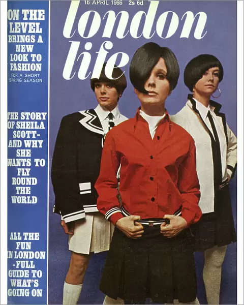 London Life cover - On the Level - 1960s fashions