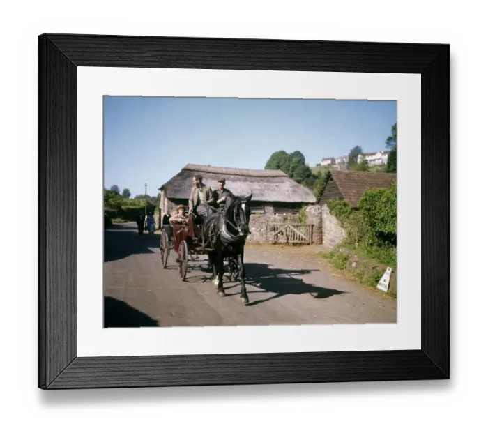 Framed Print : Street scene at Cockington, near Torquay, Devon Framed Print : Street scene at Cockington, near Torquay, Devon
