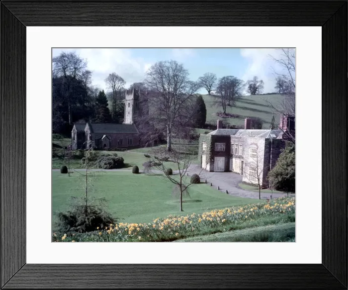 Framed Print : Cockington Court and church, near Torquay, Devon Framed Print : Cockington Court and church, near Torquay, Devon