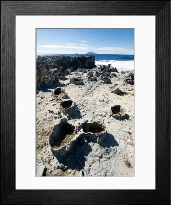 Framed Print : Old impact marks of volcanic bombs Framed Print : Old impact marks of volcanic bombs