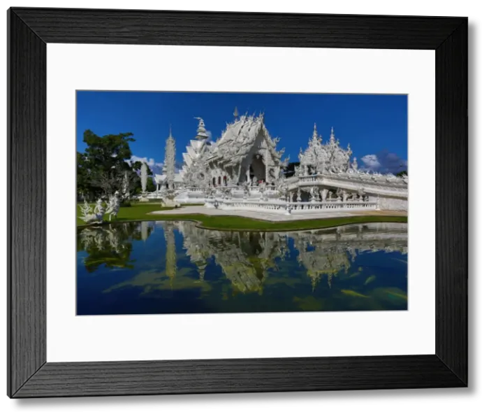 Framed Print : Wat Rong Khun, the White Temple, Chiang Rai, Thailand Framed Print : Wat Rong Khun, the White Temple, Chiang Rai, Thailand
