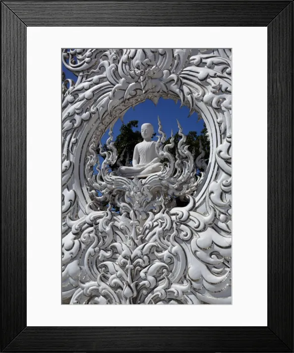 Framed Print : Wat Rong Khun, the White Temple, Chiang Rai, Thailand Framed Print : Wat Rong Khun, the White Temple, Chiang Rai, Thailand