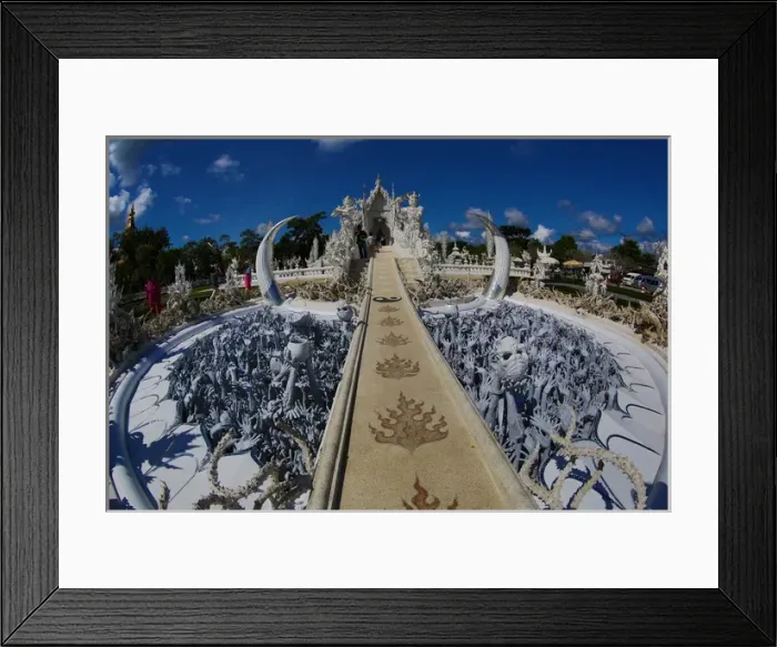 Framed Print : Wat Rong Khun, the White Temple, Chiang Rai, Thailand Framed Print : Wat Rong Khun, the White Temple, Chiang Rai, Thailand
