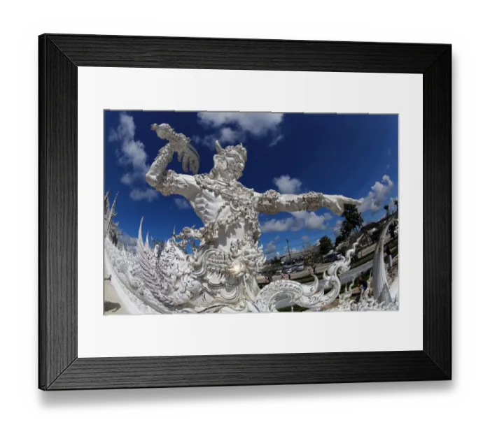 Framed Print : Wat Rong Khun, the White Temple, Chiang Rai, Thailand Framed Print : Wat Rong Khun, the White Temple, Chiang Rai, Thailand