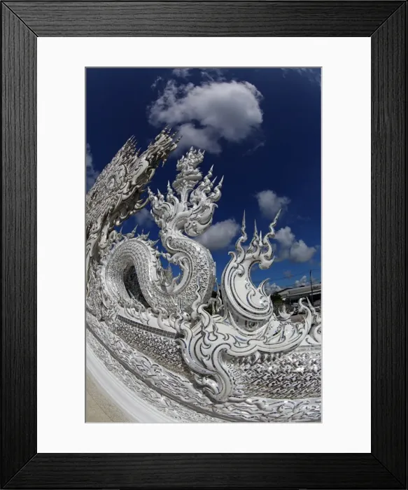 Framed Print : Wat Rong Khun, the White Temple, Chiang Rai, Thailand Framed Print : Wat Rong Khun, the White Temple, Chiang Rai, Thailand