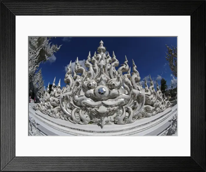 Framed Print : Wat Rong Khun, the White Temple, Chiang Rai, Thailand Framed Print : Wat Rong Khun, the White Temple, Chiang Rai, Thailand