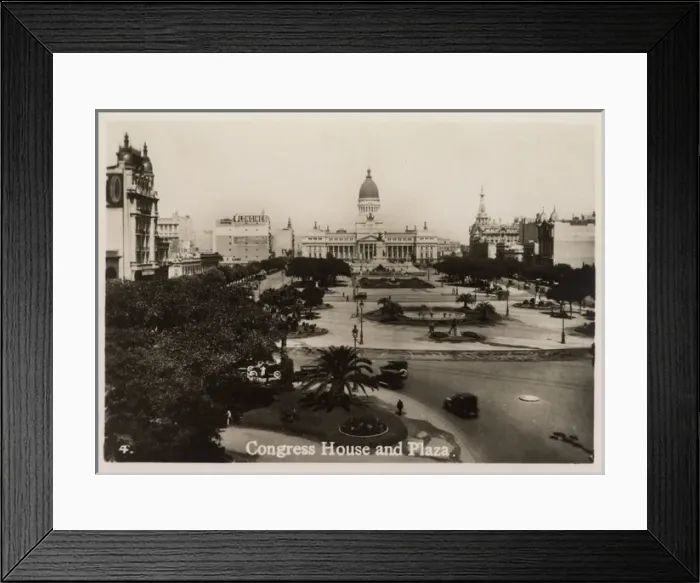 Framed Print : Congress House, Buenos Aires, Argentina, South America Framed Print : Congress House, Buenos Aires, Argentina, South America