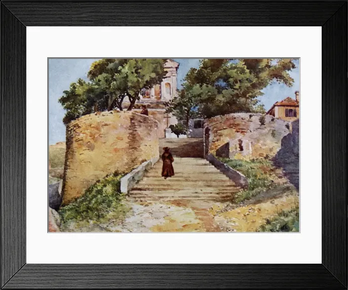 Framed Print : Peep in Genoa, Italy Framed Print : Peep in Genoa, Italy