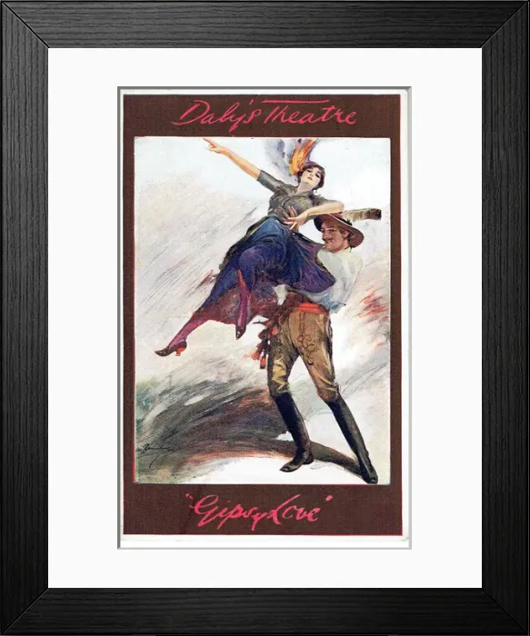 Framed Print : Gipsy Love by Basil Hood & Adrian Ross Framed Print : Gipsy Love by Basil Hood & Adrian Ross