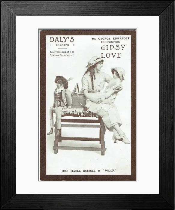 Framed Print : Gipsy Love by Basil Hood & Adrian Ross Framed Print : Gipsy Love by Basil Hood & Adrian Ross