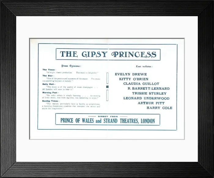 Framed Print : The Gipsy Princess Framed Print : The Gipsy Princess