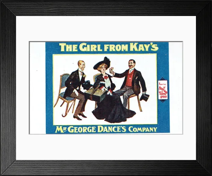 Framed Print : The Girl from Kays by Owen Hall Framed Print : The Girl from Kays by Owen Hall
