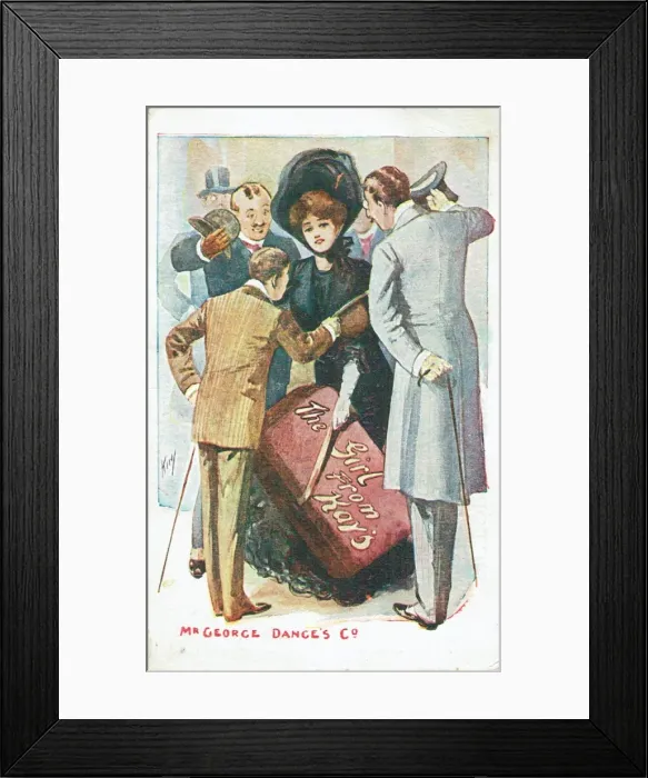 Framed Print : The Girl from Kays by Owen Hall Framed Print : The Girl from Kays by Owen Hall