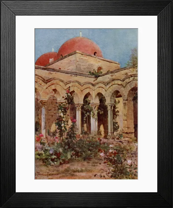 Framed Print : Church of San Giovanni Degli Eremiti, Palermo, Italy