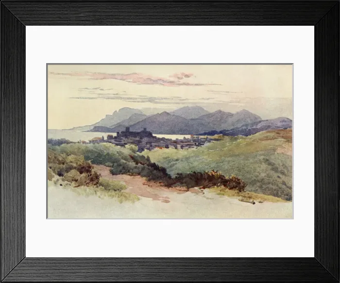 Framed Print : Cannes and the Esterel Mountains, France Framed Print : Cannes and the Esterel Mountains, France