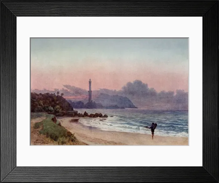 Framed Print : Lighthouse, Genoa, Italy Framed Print : Lighthouse, Genoa, Italy