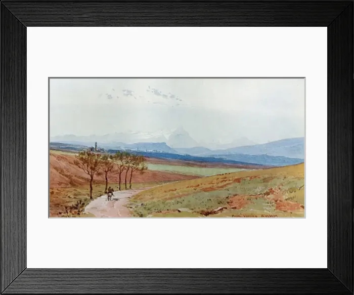 Framed Print : Alps from Verona, Italy Framed Print : Alps from Verona, Italy