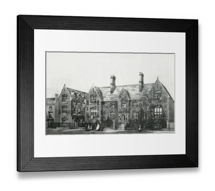 Framed Print : Free Industrial School, Gem Street, Birmingham Framed Print : Free Industrial School, Gem Street, Birmingham